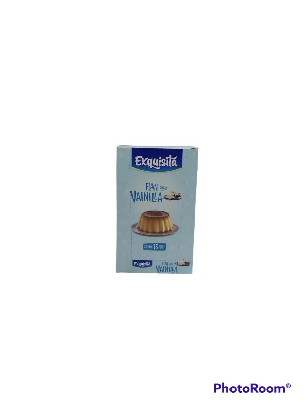 FLAN EXQUISITA        x 40g. VAINILLA