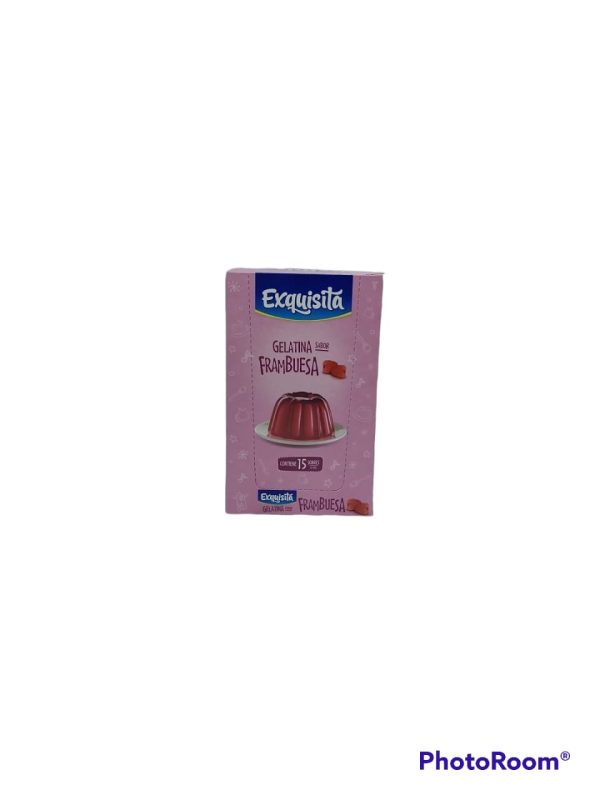 GELAT. EXQ. GUSTOS    x 40g. FRAMBUESA           