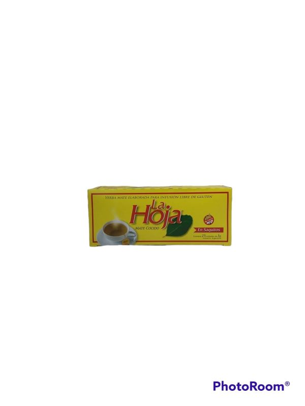 YERBA EN SAQ. LA HOJA  x 25u.