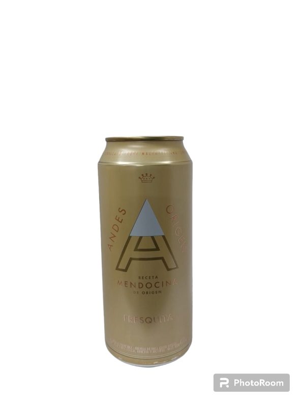 CERVEZA ANDES ORIGEN ROJA/RUBIA LATA x473cc