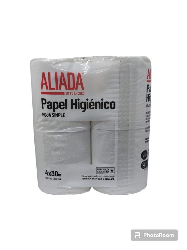 PAPEL HIG. ALIADA  BCO 30Mts.(x4u)