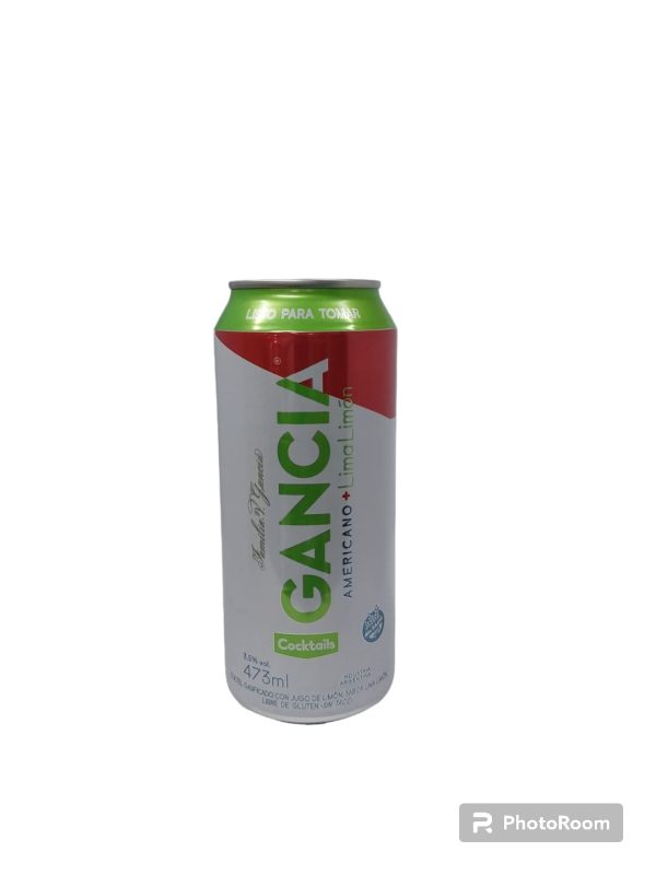 AMERICANO GANCIA LIMA LIMON LATA x473cc
