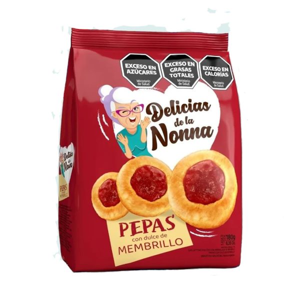 GALLETAS PEPAS DELICIAS NONNA x180g.