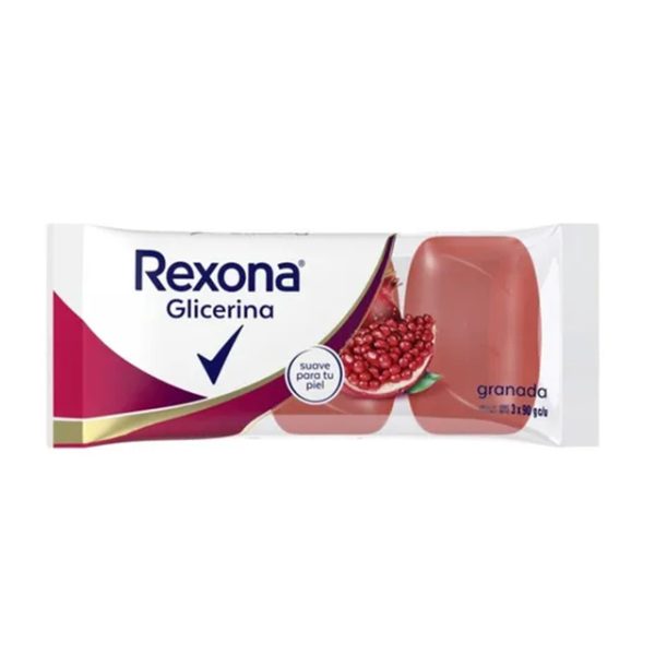 JABON TOC. REXONA GLICERINA x 3 x 90g.