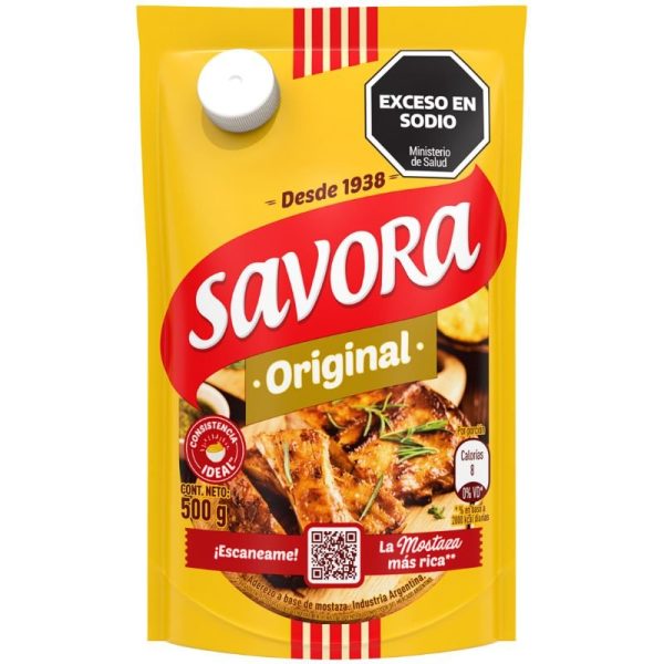 MOSTAZA SAVORA DP    x500g.