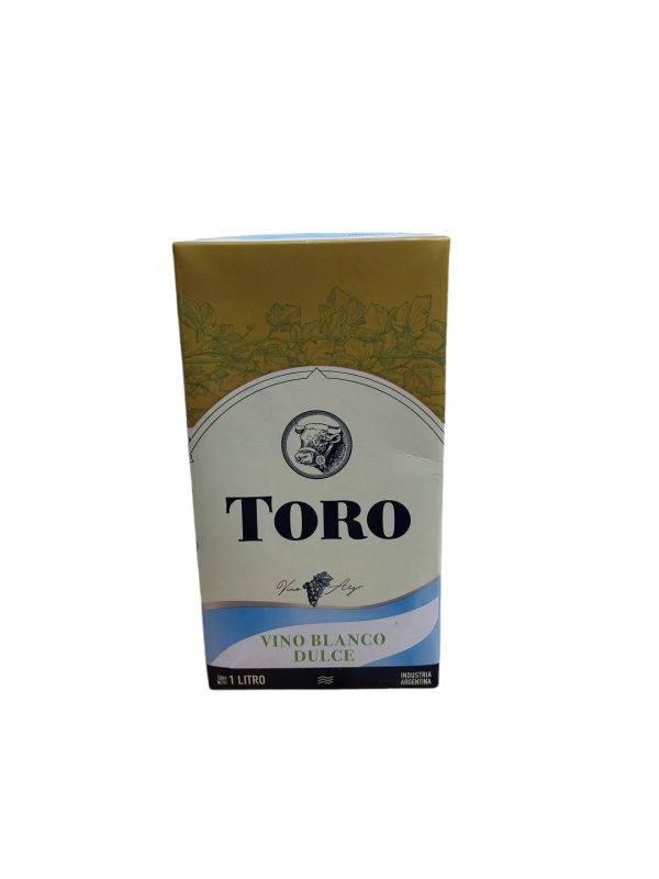 VINO TETRA TORO BLANCO DULCE   x 1L.