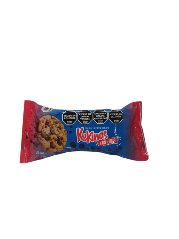 GALLETAS KUKINAS CHIP/CONF/BLACK x50g.