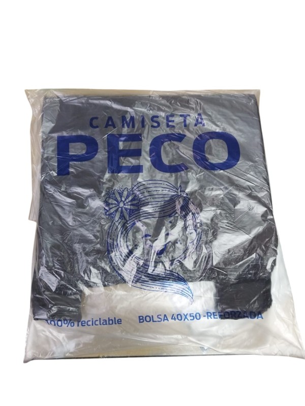 BOLSA CAMIS.PECO NEGRA 40x50