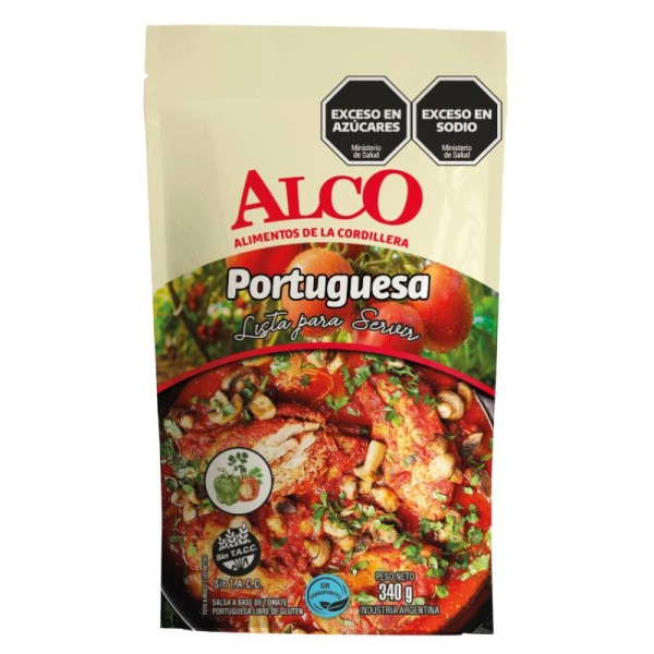 SALSA PORTUGUESA ALCO x340g.
