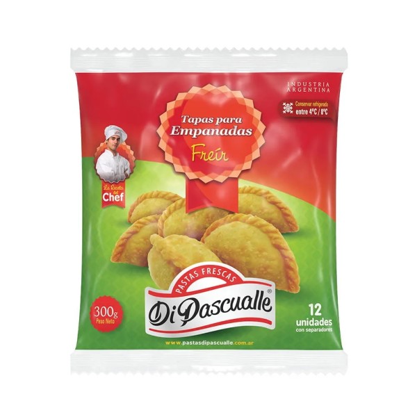 TAPAS P/EMPANADAS HORNO/FREIR DI PASCUALE