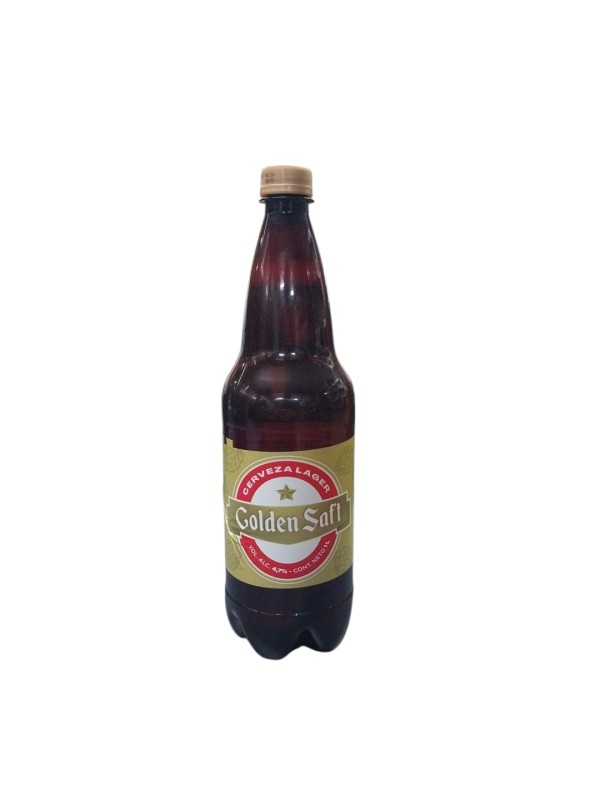 CERVEZA GOLDEN SAFT BOT. x 1Lt.