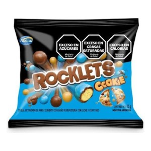 CONFITE  ROCKLETS COOKIE x35g.
