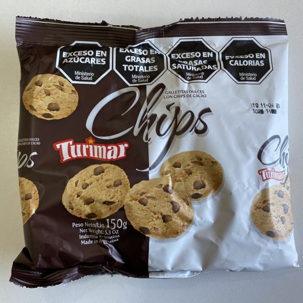 GALLETAS CHIPS TURIMAR x150g.