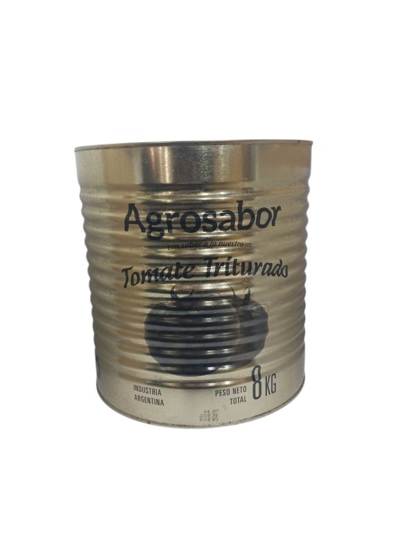 TOMATE TRIT. AGROSABOR LATA x8 Kg.