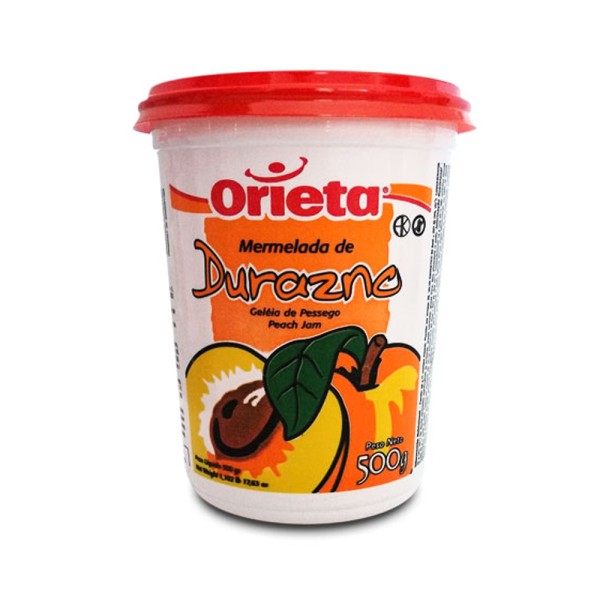 MERMEL. ORIETA LINEA ROJA  x 420g. DURAZNO